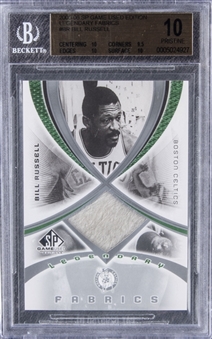 2005-06 Upper Deck SP Game Used Edition #BR Bill Russell Legendary Fabrics Patch - BGS PRISTINE 10